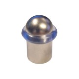 Cumpara ieftin Opritor pentru usa rotund, saten, prindere in podea, &Oslash; 28 x 48 mm