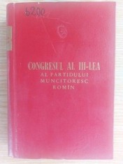 Congresul al 3 lea al partidului muncitoresc roman 20-25 Iunie 1960