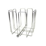 Suport Servetele Inox, 19x19x19 cm, Elegant, Practic, Ideal Restaurant/Bar/Acasa