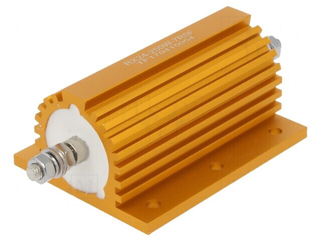 Rezistor Bobinat cu Radiator 7,5&Omega; 250W &plusmn;1%