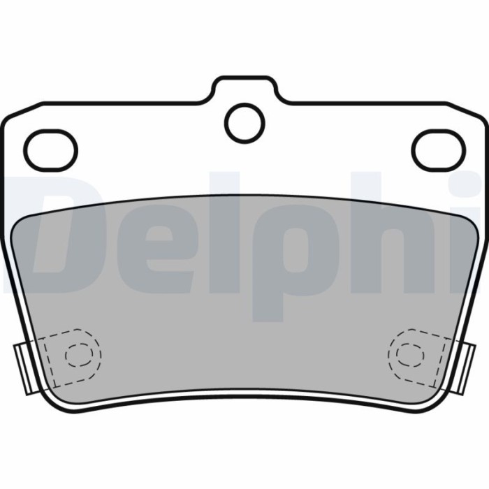 DELPHI LP1942 set placute frana,frana disc
