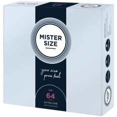 Mister Size - Prezervative Diametru Mare 64 mm 36 Bucăți