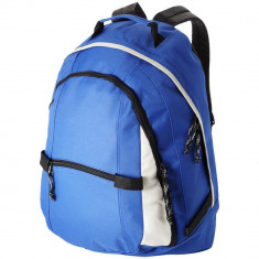 Rucsac confortabil, curele ajustabile, 2 compartimente, Everestus, CO, poliester, albastru, saculet si eticheta bagaj incluse foto