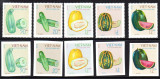 VIETNAM 1970, Fructe, serie neuzata, MNH, dant+nedant, Nestampilat