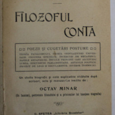 FILOZOFUL CONTA de OCTAV MINAR *PREZINTA SUBLINIERI