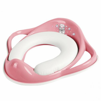 Reductor wc moale copii MyKids Bears Pink White GreatGoods Plaything foto