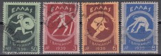 Grecia 1939 - Prima ediție a Jocurilor Balcanice de Atletism de la Atena, Stampilat