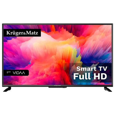 TV Full HD 40 inch 101 cm Smart Vidaa Kruger&amp;amp;Matz foto