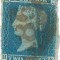 Marea Britanie (8) - Regina Victoria, Two Pence, hartie albastruie, 1841 - uzat
