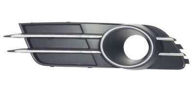 Grila bara fata Audi A6 (C7), 01.2011-06.2014 cu Cruise Control Activ Dreapta, 4G0807682B, 13E127-2 cu locas pentru proiectoare,insertie crom foto