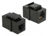 Modul keystone RJ12 M-M cat.3 Negru, Delock 86390