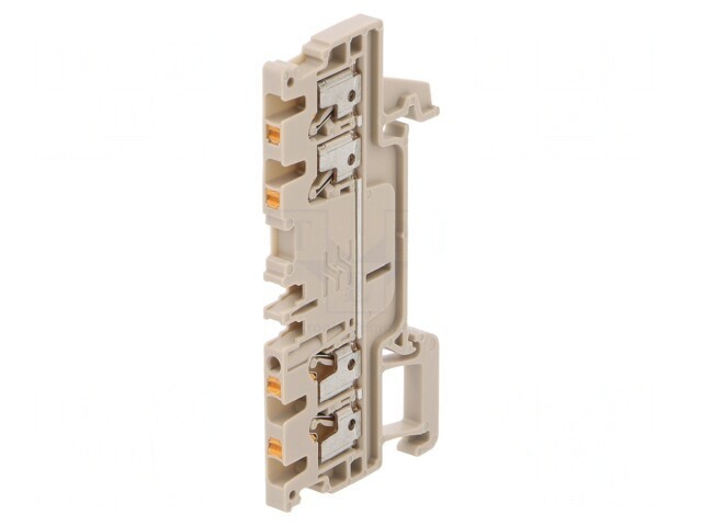 Conector Șine 1,5mm2 4 Borne Bej 3,5mm