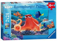 Set Ravensburger Puzzle Finding Dory (2X24 Pcs) foto