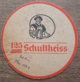 Coaster Schultheiss Bier, 1971