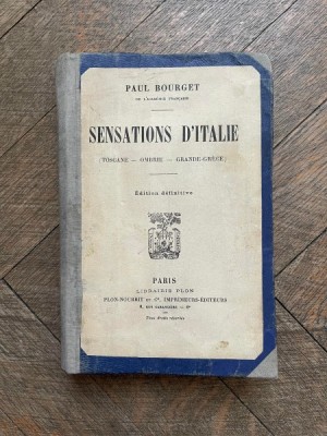 Paul Bourget Sensations D Italie foto