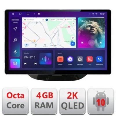 Navigatie dedicata Edonav Ford KA 2015-2020, Ecran 2K QLED 13&amp;quot;,Octacore,4Gb RAM,32Gb Hdd,4G,360,DSP,Carplay,Bluetooth CarStore Technology foto