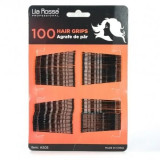 Agrafe Par Negre Lila Rossa Professional 100 buc