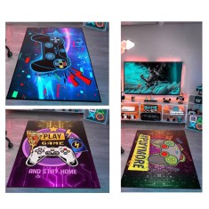 Covor gaming, pentru copii, 180 x 120 cm, 3 modele foto