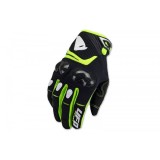 MBS Manusi motocross/enduro Ufo Plast Reason Carbon, negru/verde, 2XL, Cod Produs: GU04420KXXL