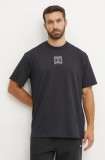 Under Armour tricou din bumbac HW OS BOX barbati, culoarea negru, cu imprimeu, 1386803