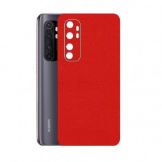 Set Folii Skin Acoperire 360 Compatibile cu Xiaomi Mi Note 10 Lite (2 Buc) - ApcGsm Wraps Cardinal Red