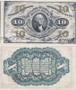 1863 (March 3), 10 Cents (P-108e) - Fractional Currency - SUA - stare UNC