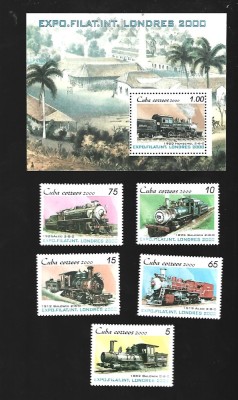 cuba locomative mnh foto