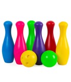 Set Popice Bowling Colorate Jucarie Copii - 6 Popice, 2 Mingi, Plastic Non-Toxic, Varsta 3+ Ani