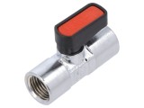Robinet mecanic cu bilă max 20 bar alamă nichelată