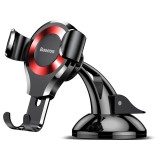 SUPORT AUTO Baseus Osculum pt. SmartPhone, fixare parbriz sau bord prin ventuza, negru + rosu &quot;SUYL-XP09&quot; - 6953156268784