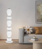 Lampadar LED Modern 82W cu Telecomanda, 120 cm, Negru (LP510/6BK)