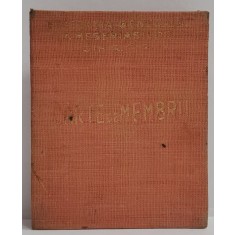 FEDERATIA GENERALA A MESERIASILOR DIN R.P.R , CARNET DE MEMBRU , 1951