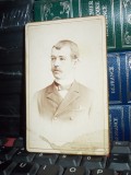 FOTOGRAFIE VECHE PE SUPORT DE CARTON * ATELIER FRITZ LUCKHARDT , VIENA , SEC. 19