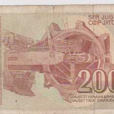 BANCNOTA 20000 DINARI 1 V 1987 JUGOSLAVIA / F