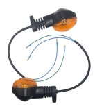 Semnalizari Moto Scuter ATV Galbene, Model 6, Set 2 Bucati, 12V