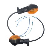 SET 2 SEMNALIZARI MOTO SCUTER ATV STICLA GALBENA MODEL 6