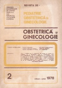 Revista de Obstetrica si Ginecologie, Aprilie-Iunie, 1978 foto
