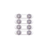 Set de &icirc;ncuietori universale de siguranță - 4 piese, protecție pentru copii pentru uși de dulap și sertar