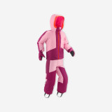 Costum schi 580 Călduros și impermeabil Roz Copii, Wedze