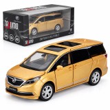 Cumpara ieftin Macheta Buick GL8 Avenir auriu, lumini, sunet si pull-back, scara 1:32, Tayumo