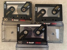 Lot 3 Casete BASF Chrome Super II CrO2 - Inregistrate o singura data - 28 foto