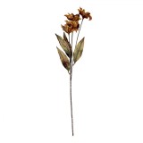 Cumpara ieftin Floare artificiala portocalie verde 8x5x60 cm