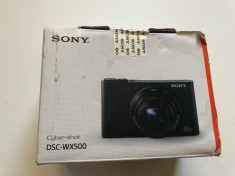 Aparat foto Sony DSC-WX500 18.2MP Wi-Fi NFC negru NOU foto