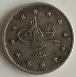 Moneda Imperiul Otoman - 1 Kurus 1903 - Argint