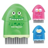 Ascutitoare simpla Keyroad KR972128, 1 orificiu, plastic, cu radiera, cu rezervor, cu periuta. diverse culori