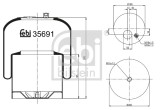 FEBI BILSTEIN 35691 Burduf, suspensie pneumatica