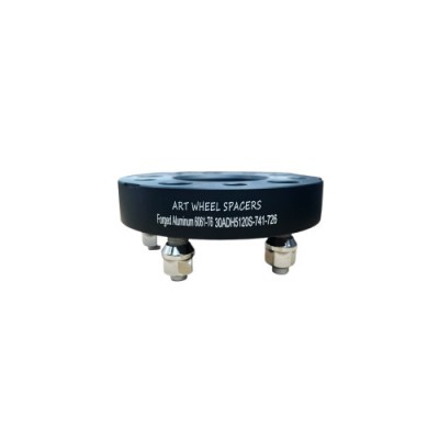 Distantier jante auto 5x120 25mm Negru , prindere dubla cu piulite incluse M14x1.5 74.1-72.6 Cod: DST3006 Automotive TrustedCars foto