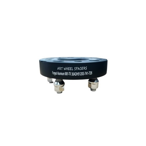 Distantier jante auto 5x120 25mm Negru , prindere dubla cu piulite incluse M14x1.5 74.1-72.6 Cod: DST3006 Automotive TrustedCars