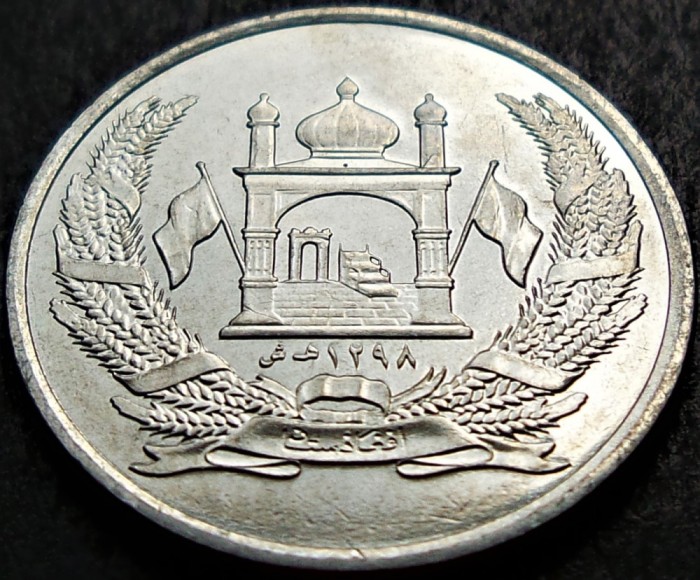 Moneda exotica 2 AFGHANIS - AFGANISTAN, anul 2004 *cod 2570 B = UNC