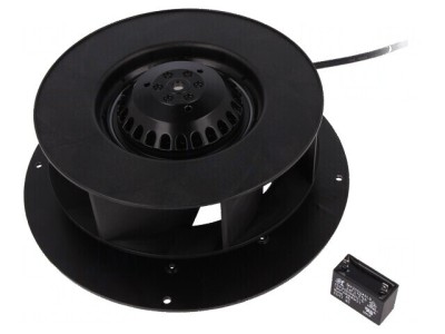 Ventilator AC radial 230VAC &amp;Oslash;235x87mm 390m3/h 60dBA bilă foto